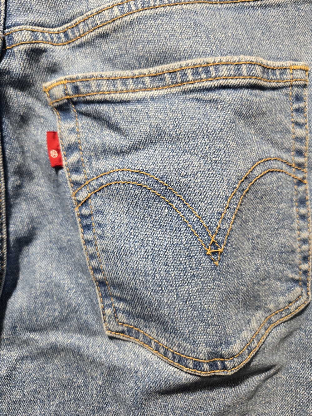 Levi's Light Blue Women's Ribcage Straight Ankle Jeans Buttonfly Size 31 - Picture 6 of 9